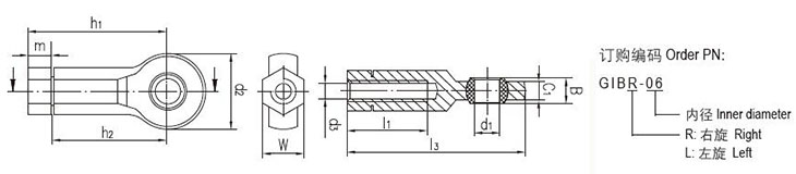 GIB桿端關節軸承 GIB桿端關節軸承